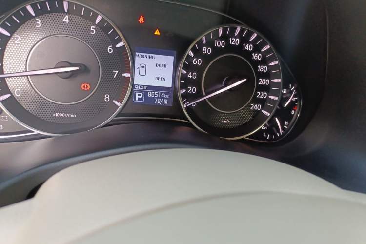 Used Nissan Patrol  Odometer Close Up