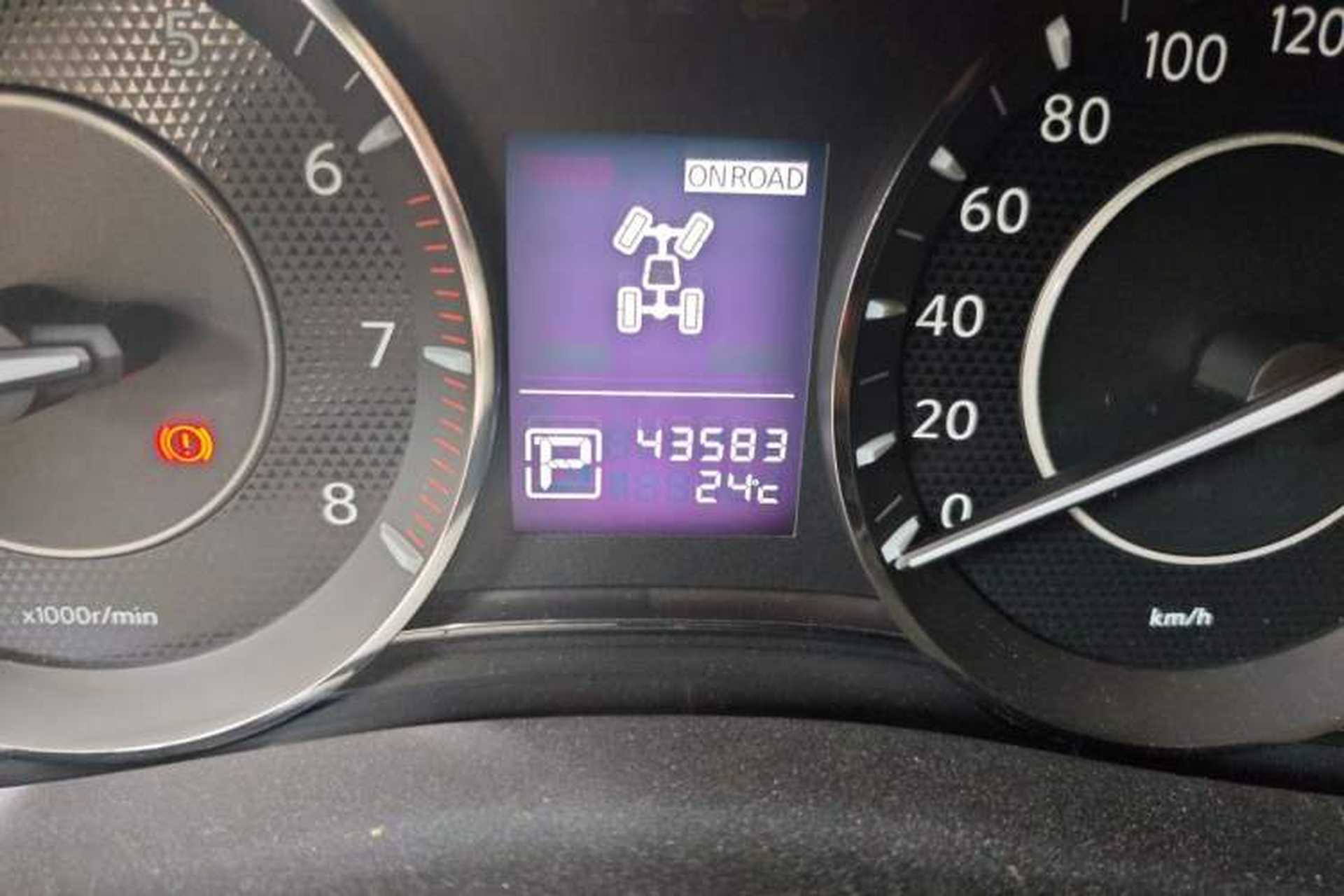 Used Nissan Patrol  Odometer Close Up