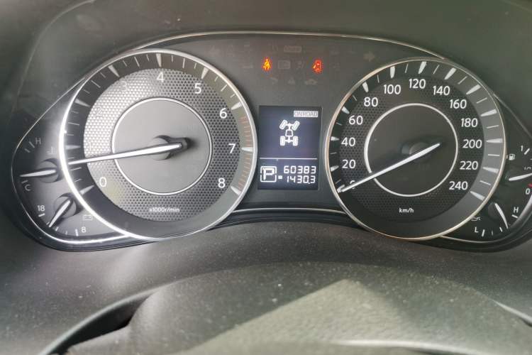 Used Nissan Patrol 2018 Y62 4.0 XE Middle East Odometer Close Up