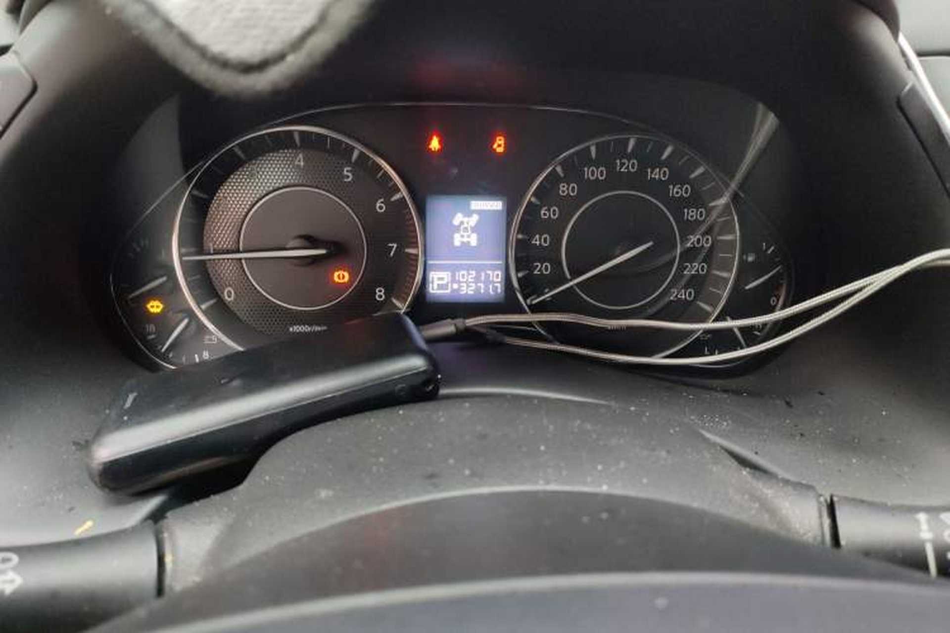Used Nissan Patrol  Odometer Close Up