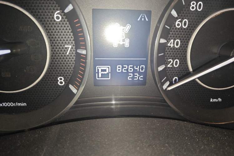 Used Nissan Patrol  Odometer Close Up