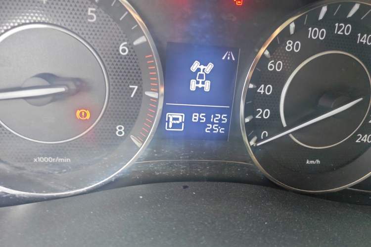 Used Nissan Patrol  Odometer Close Up