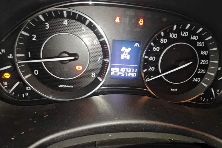 Used Nissan Patrol 2018 4.0L Automatic 7-Seater Middle East Version Odometer Close Up