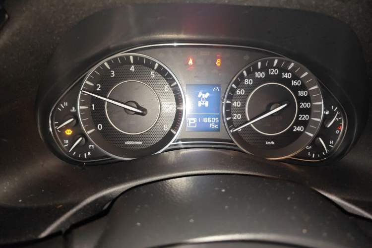 Used Nissan Patrol 2018 4.0L LinkedIn Edition Odometer Close Up