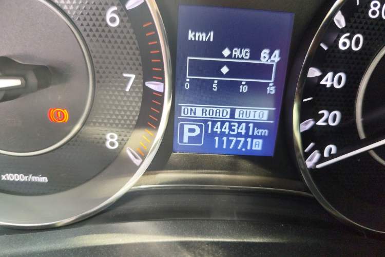 Used Nissan Patrol 2018 4.0L Automatic 7-Seater Middle East Version Odometer Close Up