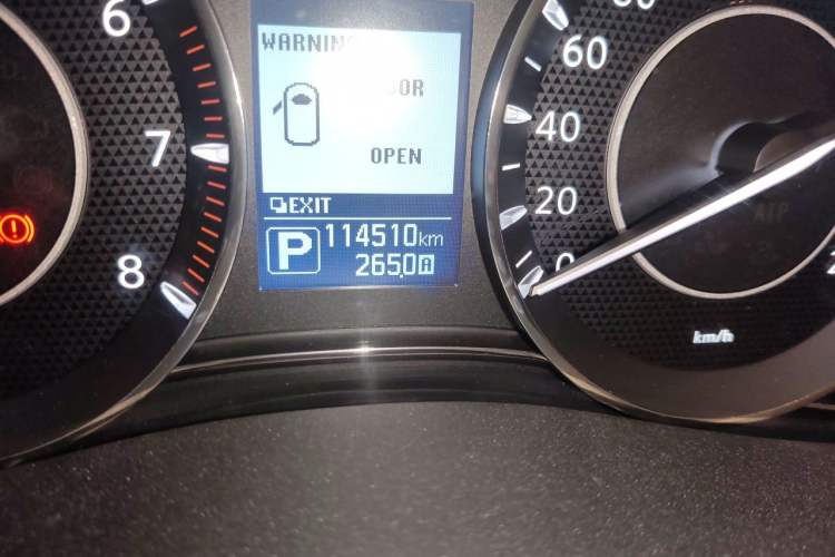 Used Nissan Patrol 2018 4.0L SE Middle East Version Odometer Close Up