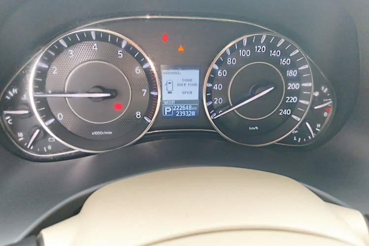 Used Nissan Patrol  Odometer Close Up
