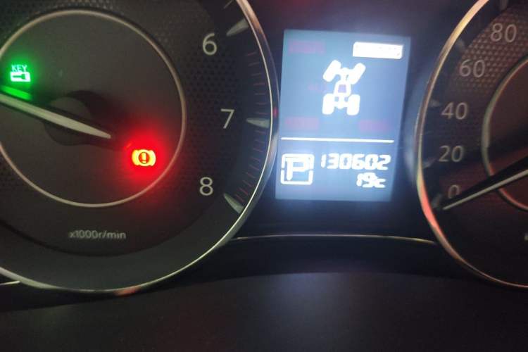Used Nissan Patrol  Odometer Close Up