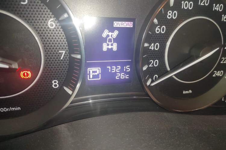 Used Nissan Patrol 2018 4.0L LinkedIn Edition Odometer Close Up