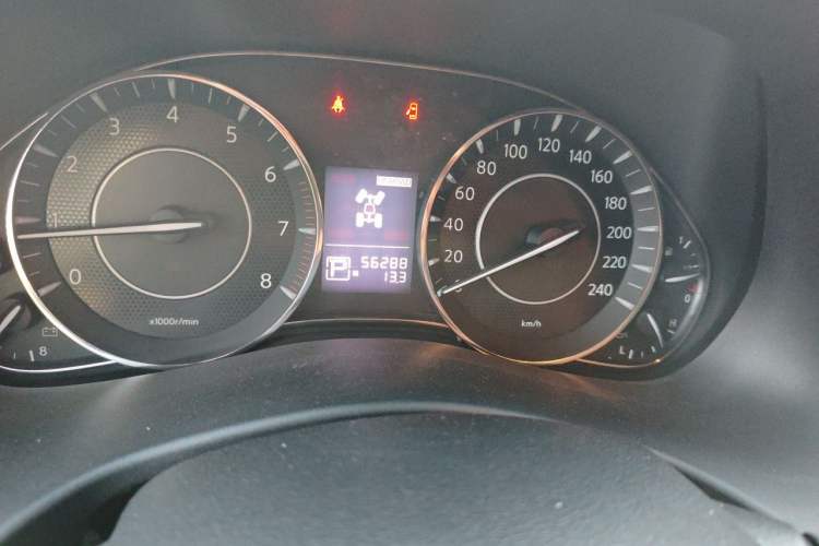Used Nissan Patrol  Odometer Close Up