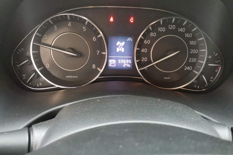 Used Nissan Patrol  Odometer Close Up