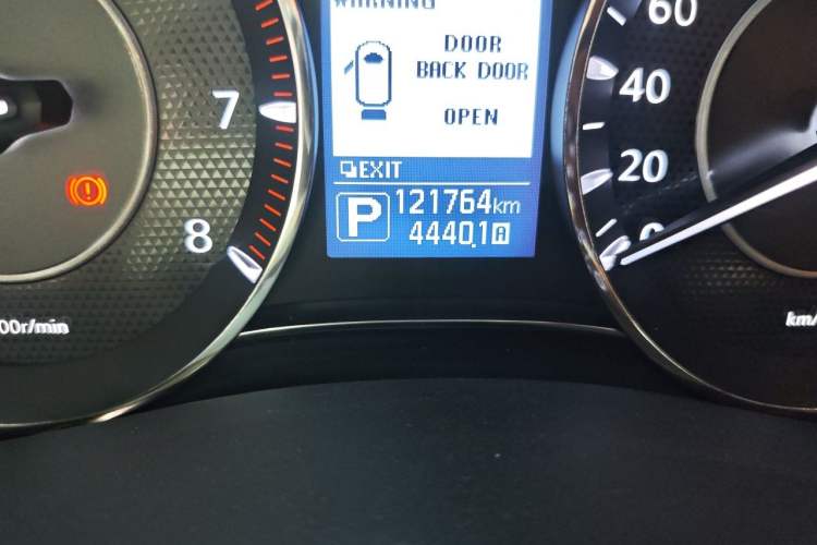 Used Nissan Patrol  Odometer Close Up