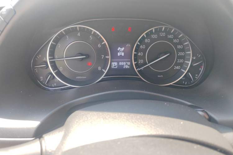 Used Nissan Patrol  Odometer Close Up