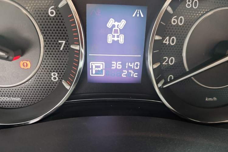Used Nissan Patrol  Odometer Close Up