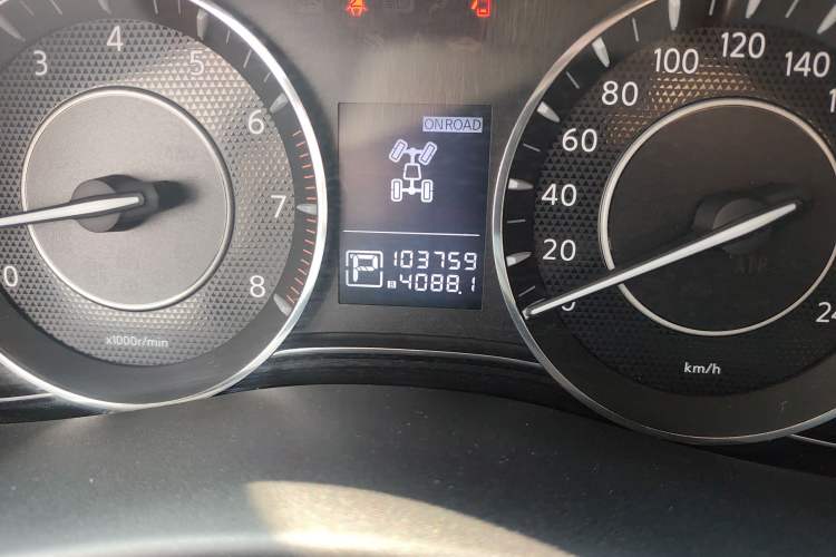 Used Nissan Patrol 2018 4.0L LinkedIn Edition Odometer Close Up