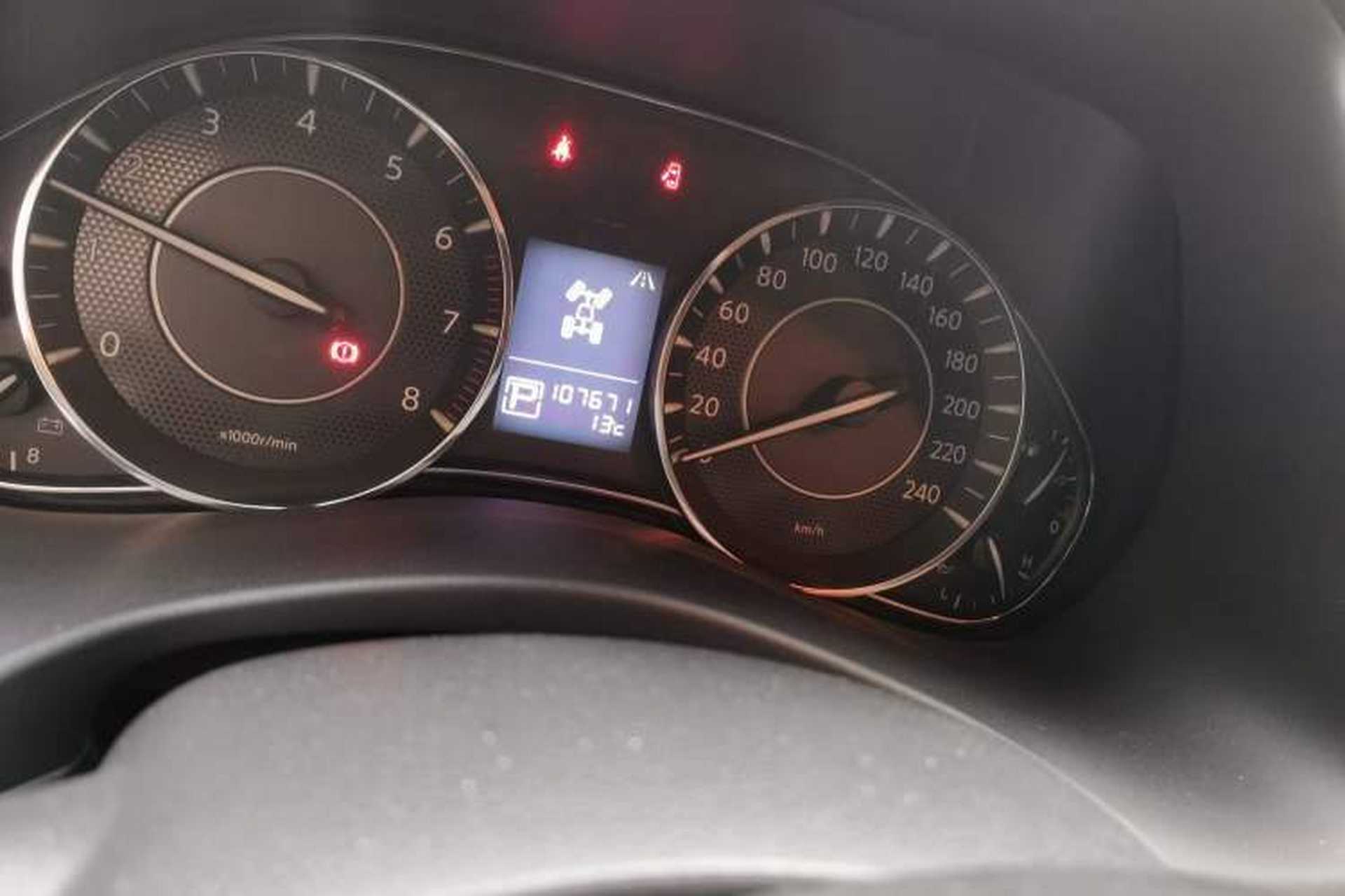 Used Nissan Patrol  Odometer Close Up
