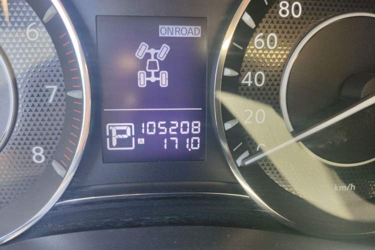 Used Nissan Patrol 2018 Y62 4.0 XE Middle East Odometer Close Up