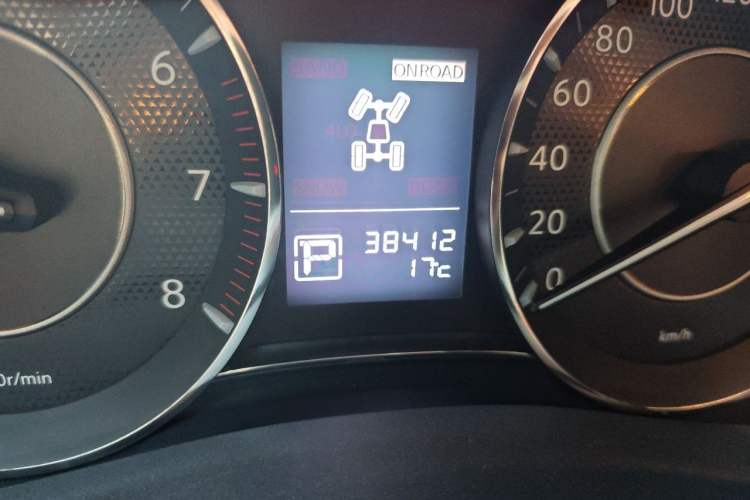 Used Nissan Patrol  Odometer Close Up