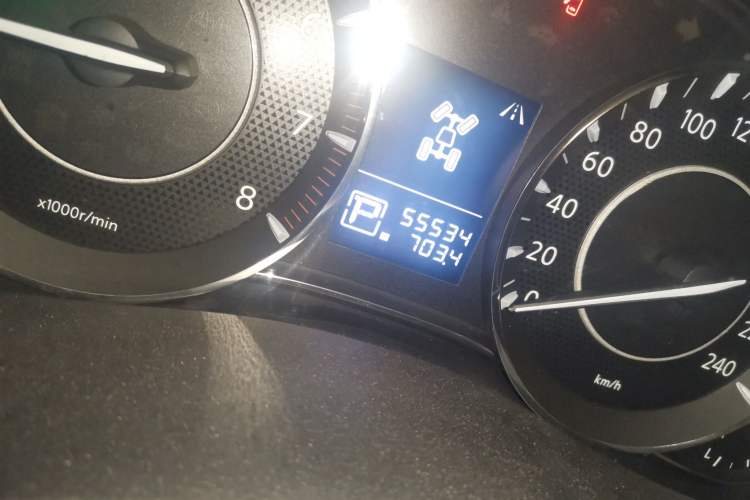 Used Nissan Patrol 2018 4.0L Automatic 7-Seater Middle East Version Odometer Close Up