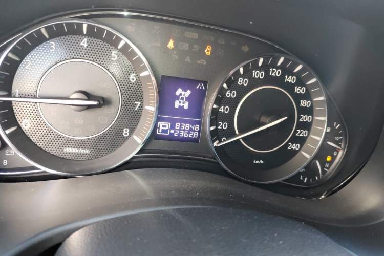 Used Nissan Patrol  Odometer Close Up