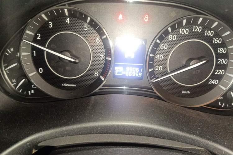 Used Nissan Patrol  Odometer Close Up