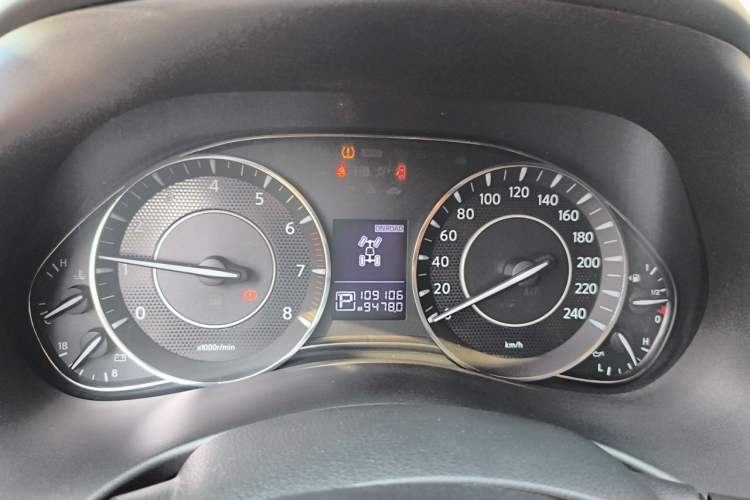 Used Nissan Patrol  Odometer Close Up