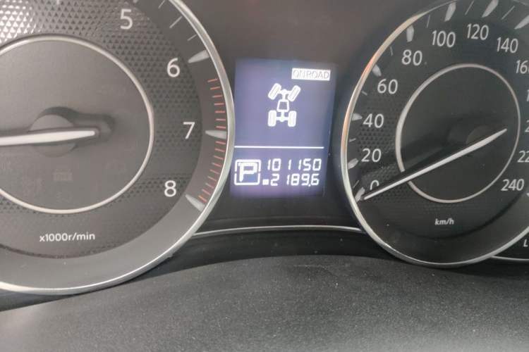 Used Nissan Patrol 2018 4.0L LinkedIn Edition Odometer Close Up