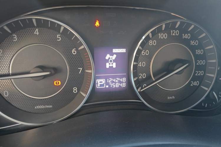 Used Nissan Patrol 2018 4.0L LinkedIn Edition Odometer Close Up
