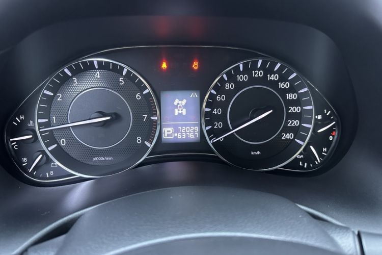 Used Nissan Patrol 2018 4.0L LinkedIn Edition Odometer Close Up