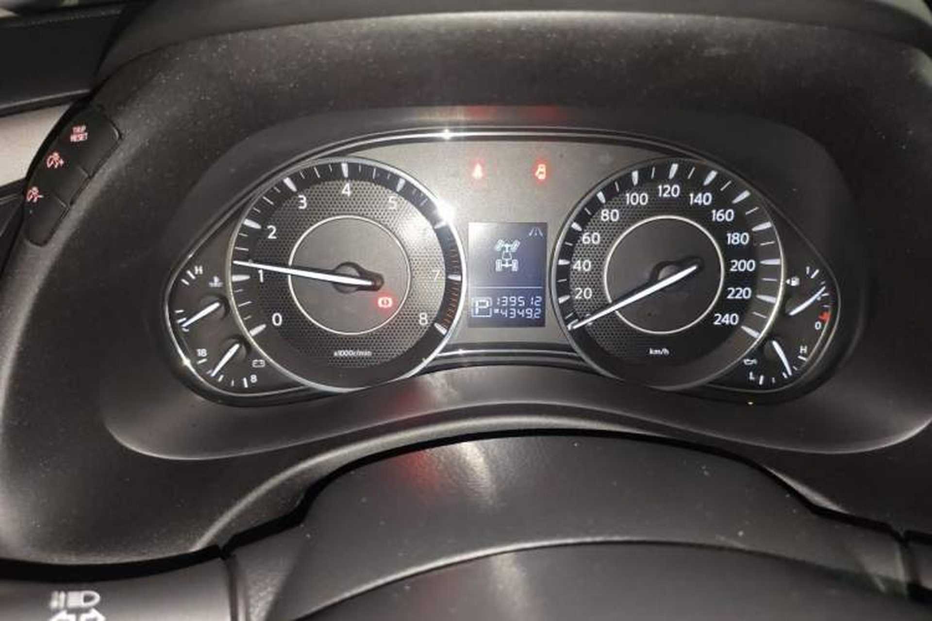 Used Nissan Patrol  Odometer Close Up