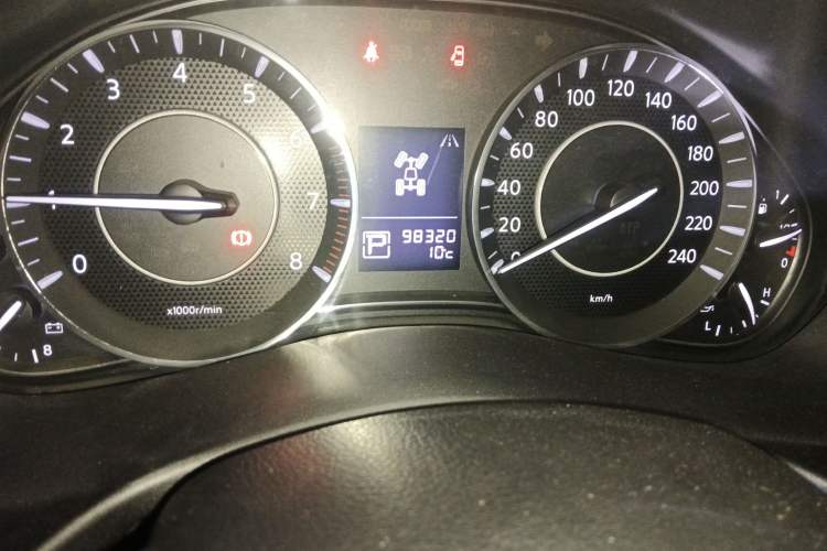 Used Nissan Patrol 2018 4.0L LinkedIn Edition Odometer Close Up
