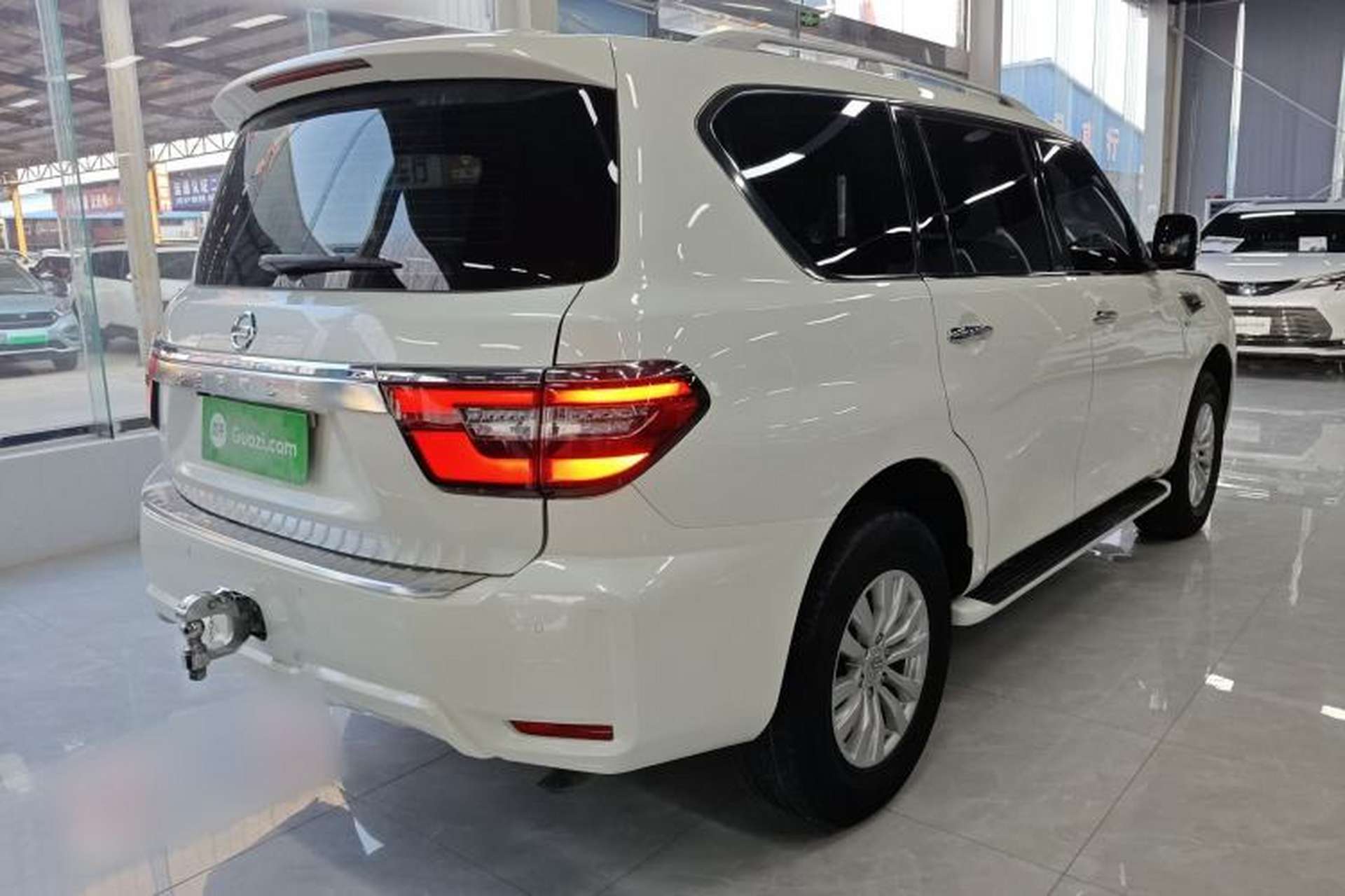 Used Nissan Patrol 2018 Y62 4.0 XE Middle East Rear Right 45 Deg