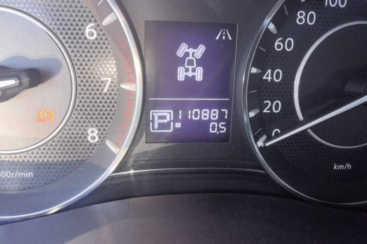 Used Nissan Patrol  Odometer Close Up