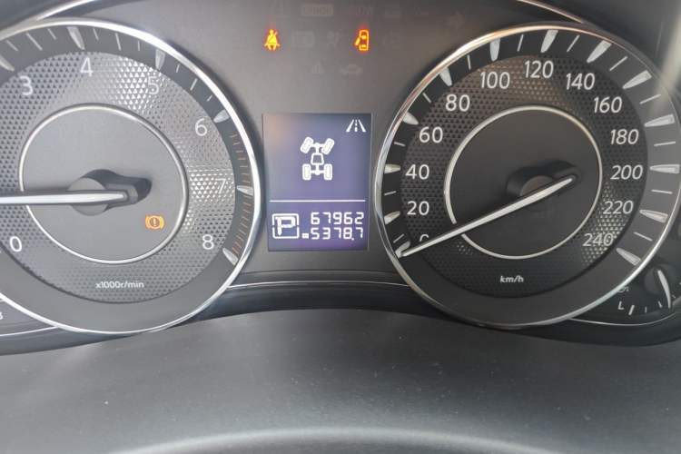 Used Nissan Patrol  Odometer Close Up