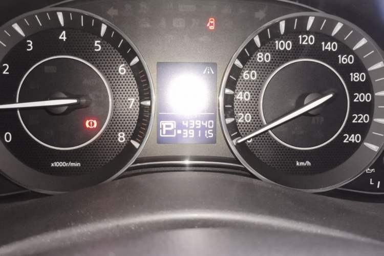 Used Nissan Patrol  Odometer Close Up