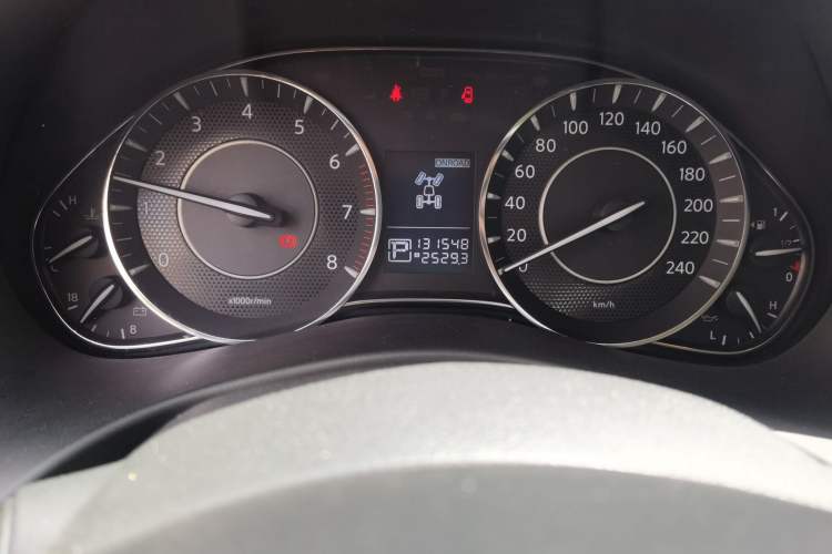 Used Nissan Patrol  Odometer Close Up
