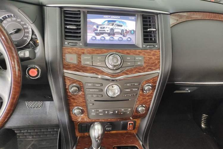 Used Nissan Patrol 2019 Y62 4.0L SE-T1 Middle East Audio And AC Panel