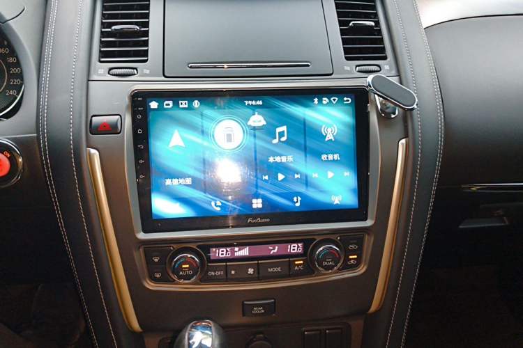 Used Nissan Patrol 2019 Y62 4.0L SE-T1 Middle East Audio And AC Panel