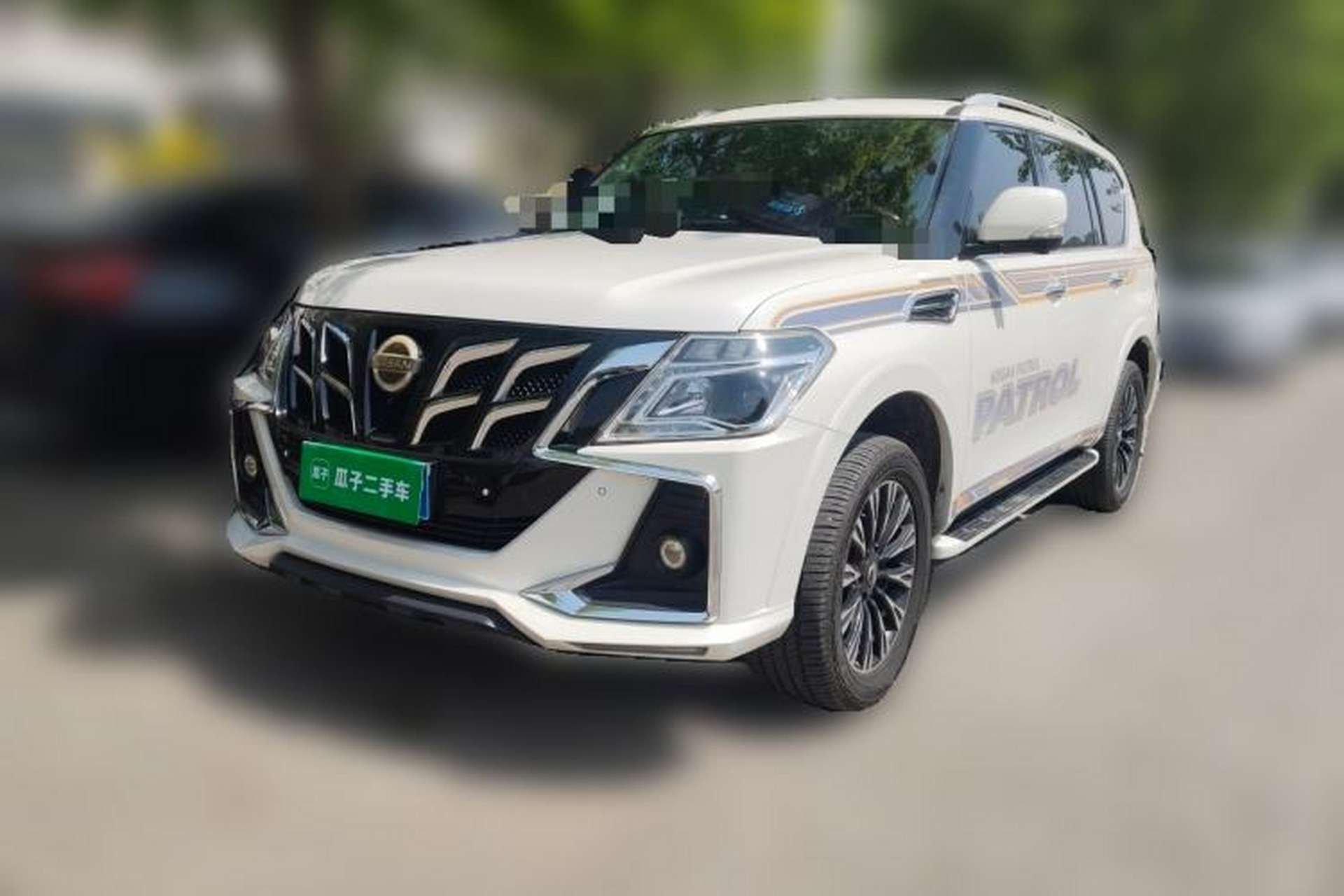 Used Nissan Patrol 2019 Y62 4.0L SE-T1 Middle East Front Left 45 Deg