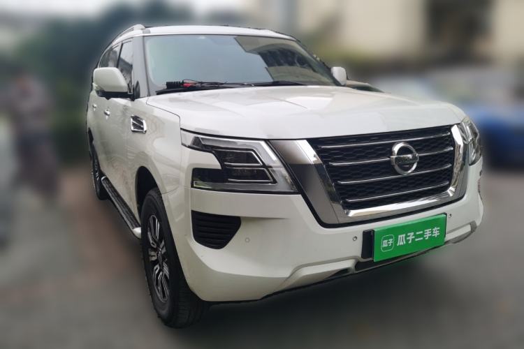 Used Nissan Patrol 2019 Y62 4.0L SE-T1 Middle East Front Right 45 Deg