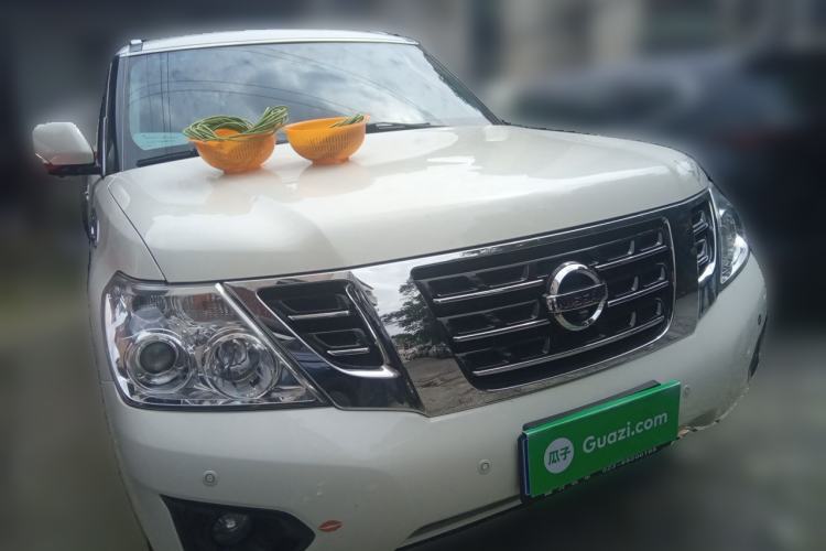 Used Nissan Patrol 2019 Y62 4.0L SE-T1 Middle East Front Right 45 Deg