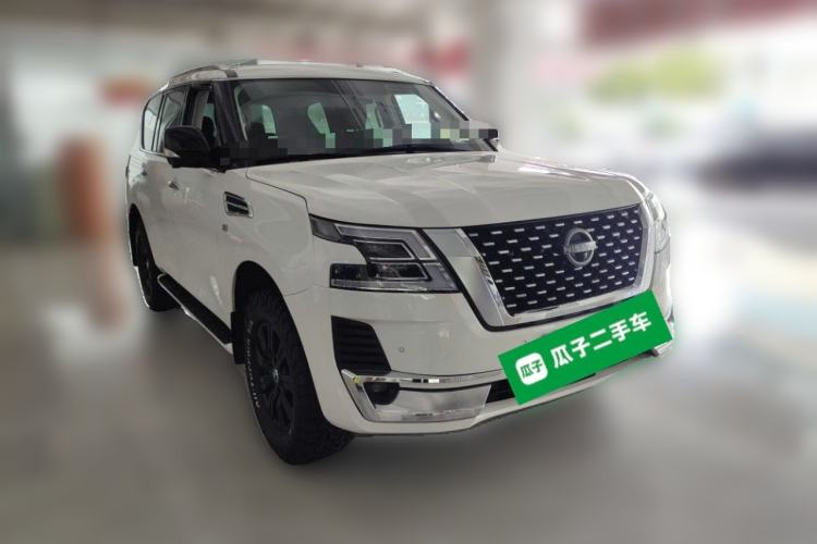 Used Nissan Patrol 2019 Y62 4.0L SE-T1 Middle East Front Right 45 Deg