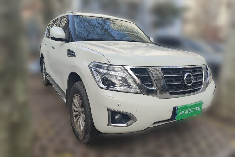 Used Nissan Patrol 2019 Y62 4.0L SE-T2 Middle East Front Right 45 Deg