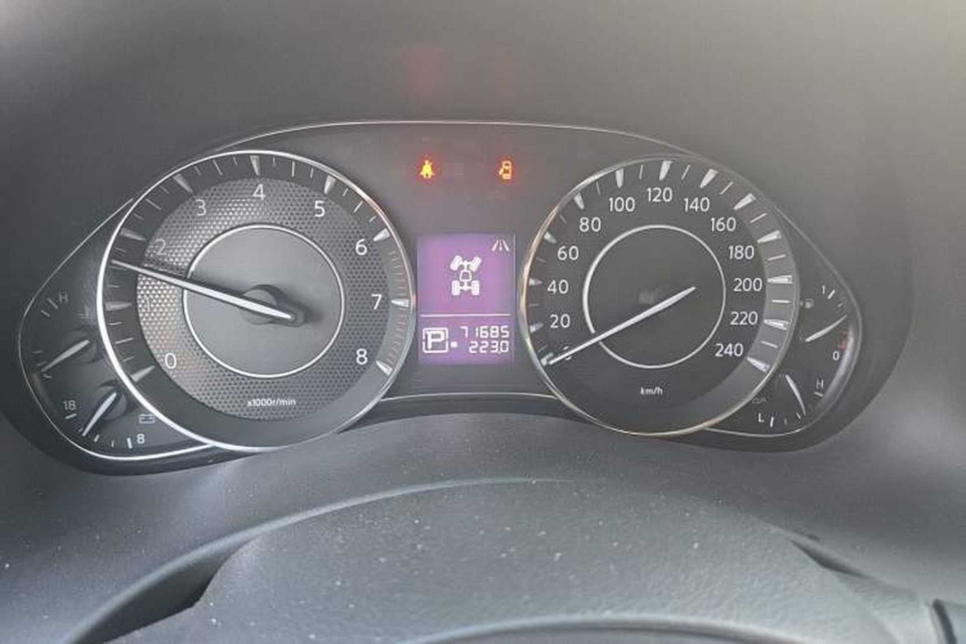 Used Nissan Patrol  Odometer Close Up