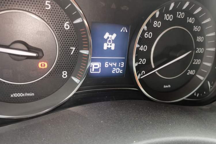 Used Nissan Patrol  Odometer Close Up
