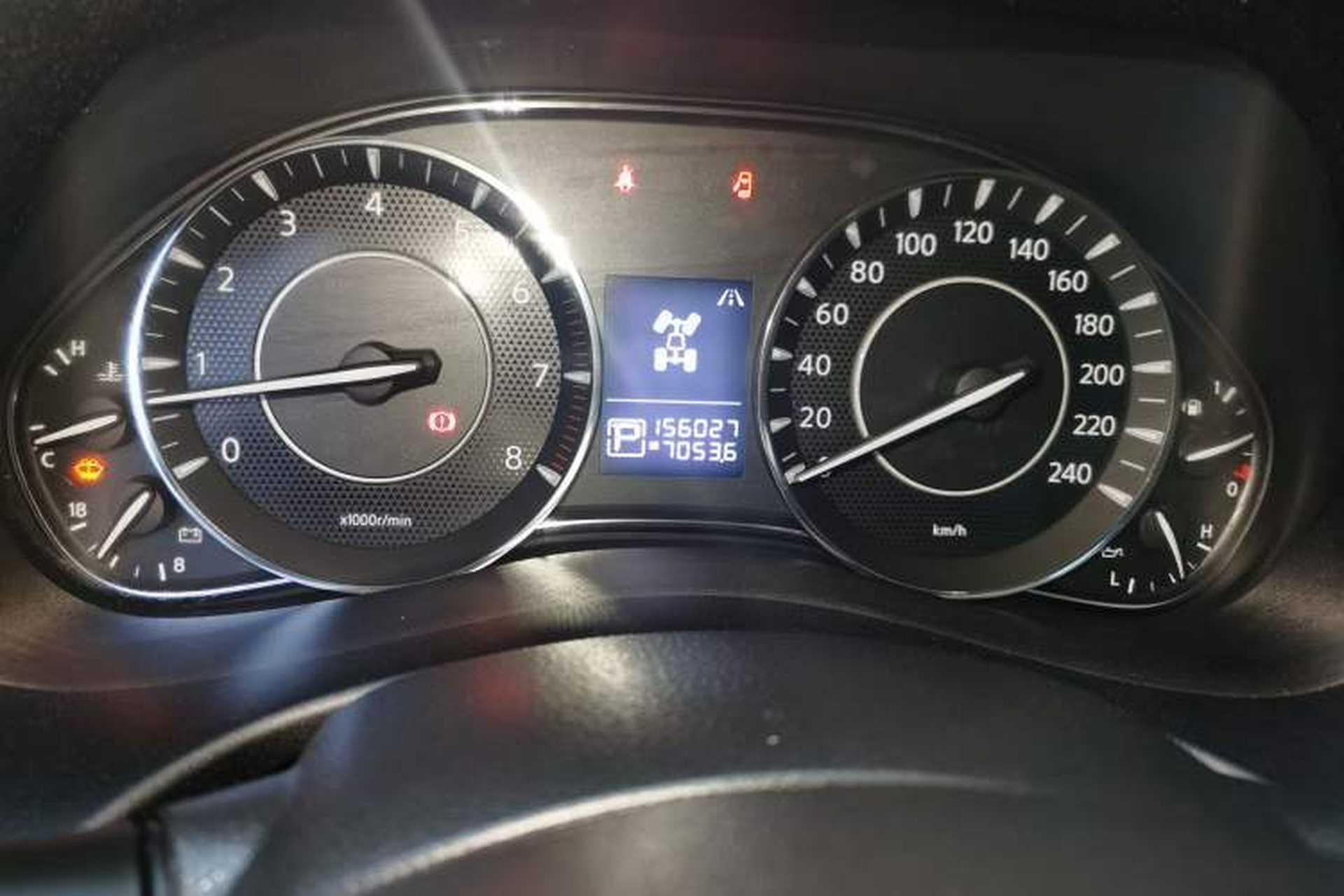 Used Nissan Patrol 2019 Y62 4.0L SE-T1 Middle East Odometer Close Up