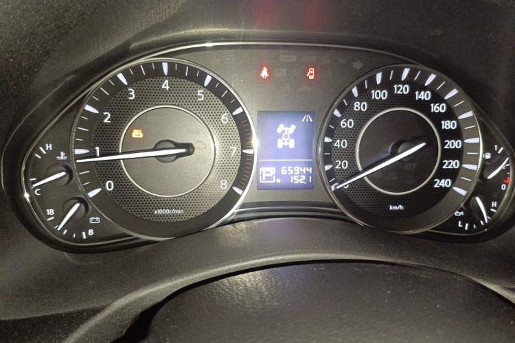 Used Nissan Patrol  Odometer Close Up