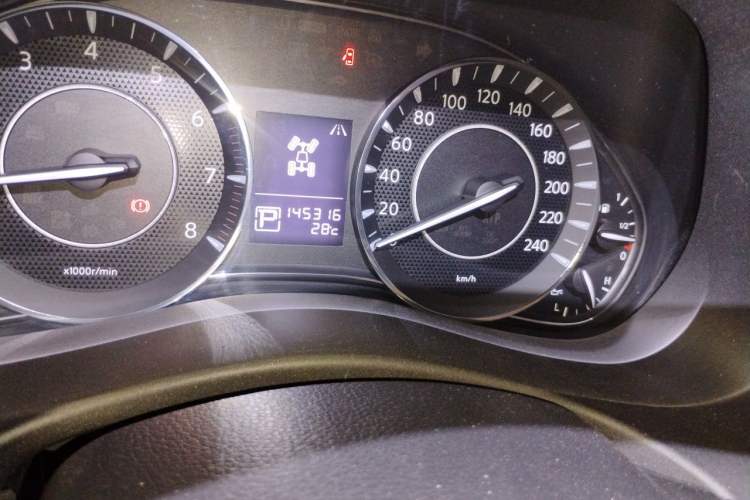 Used Nissan Patrol  Odometer Close Up