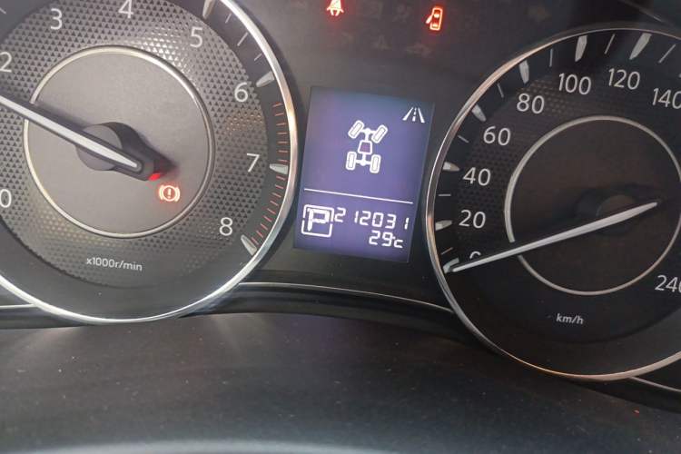 Used Nissan Patrol  Odometer Close Up