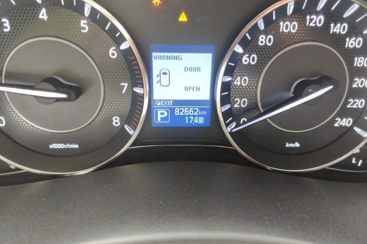 Used Nissan Patrol  Odometer Close Up